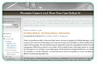 Medical terminology on defeating prostate cancer
